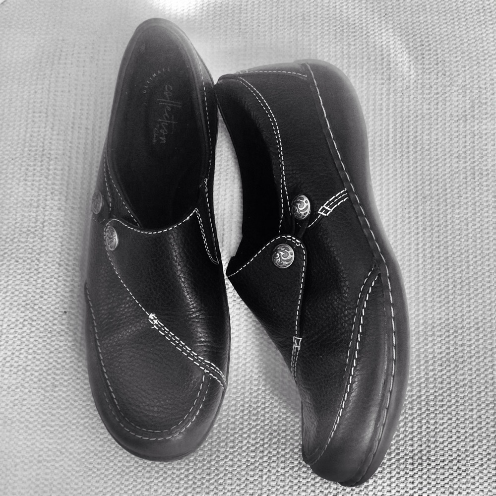 Ashland lane Collection by Clarks women leather shoes size 9.5